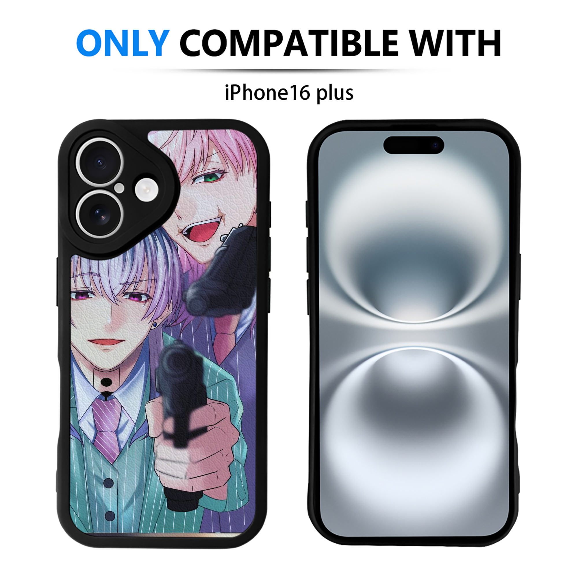 （画像用） 東京リベンジャーズ Tokyo Revengers 【iPhone 16シリーズ対応】シリコンスマホケース（レザー調） 材質：シリコン